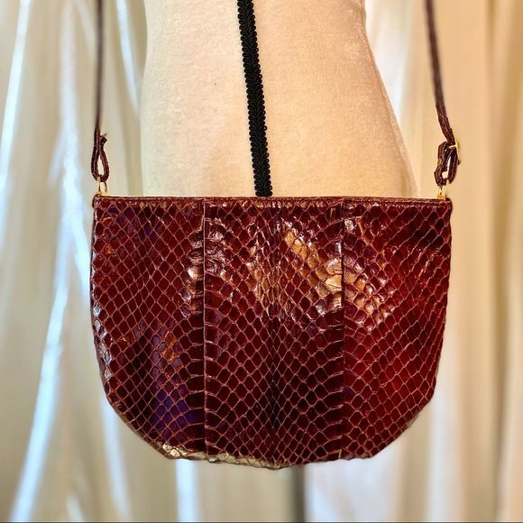 Vintage Genuine Snakeskin Shoulder Bag from Spain - Picture 3 of 9